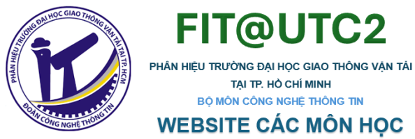 Website các môn học - FIT@UTC2