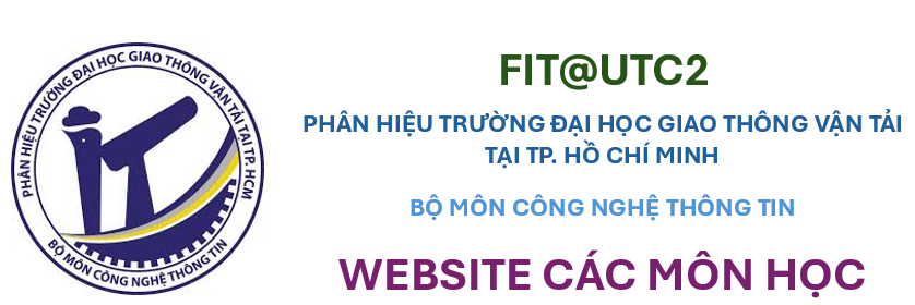 Website các môn học - FIT@UTC2